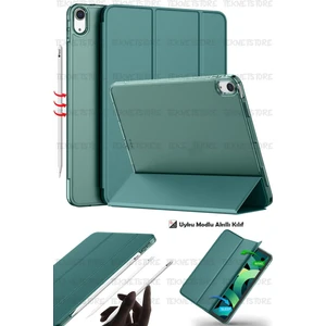 TEKNETSTORE Apple iPad Air 11" M3 (2025) / M2 (2024) / Air 10.9" (2022 / 2020) Kılıf Kapaklı Standlı Uyku Modlu Smart