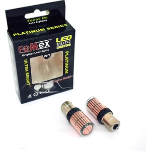 Platinum P21W 1156 LED Aydınlatma Ampul 93 Duy Tek Duy Parlak Kırmızı