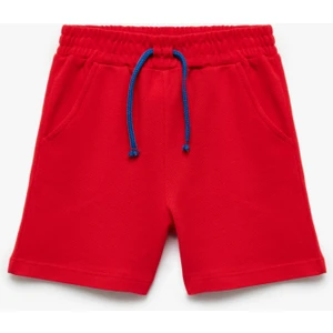 Pamuklu Beli Bağcıklı Cep Detaylı Basic Şort