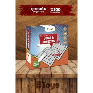 Üçtaş & Dokuztaş - Ahşap Zeka Ve Strateji Oyunu