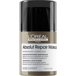L'Oréal Professionnel Absolut Repair Molecular Tüm Yıpranmış Saçlar İçin Durulanmayan Maske 50 ml