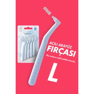 Açılı Arayüz Fırçası 5’li L | Dar Diş Araları Için Hassas Temizlik | Diş Eti Dostu, Plak Karşıtı