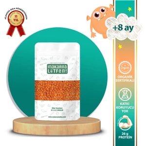 Makarna Lütfen Organik Kırmızı Mercimek (+7 Ay-250 gram)