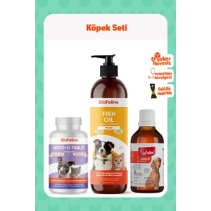 Biofeline Set-6 ( Salmon Oil/move+G/plus+B Dog )