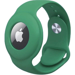 Uyumlu Airtag Anahtarlık Kordon Zore - Yeşil