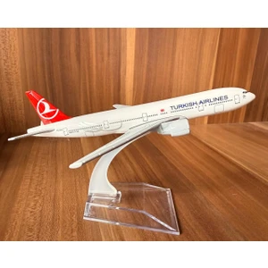 MYK Hediye ve Sanat Atölyesi Boeing 737-800 Thy Metal Model Uçak (1/250) – Kişiye Özel Isim Yazılı, Şık Dekoratif ve Koleksiyonluk Hediye!