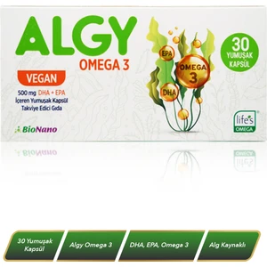 Omega 3 Yüksek Dha | Epa | Alg Kaynaklı Omega 3