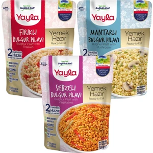 Yemek Hazır Bulgur Pilavı 3'lü Karma Paket-2