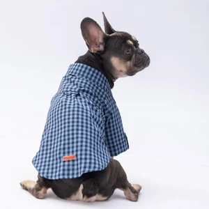 Mavi Luss Kedi Köpek Gömleği - Kedi Köpek Kıyafeti