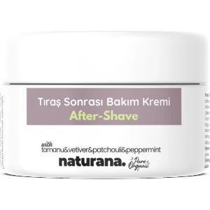 %100 Doğal Tıraş Sonrası Bakım Kremi 50 ml After Shave Tamanu Vetiver Nane