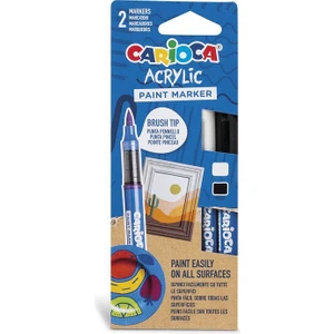 Akrilik Paint Marker Su Bazlı Fırça Uçlu 2'li