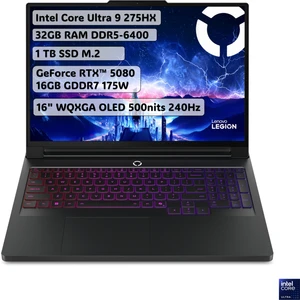 Legion Pro 7 Intel Core Ultra 9 275HX 32GB 1TB SSD RTX5080 Freedos 16" WQXGA Taşınabilir Bilgisayar 83F5004STR
