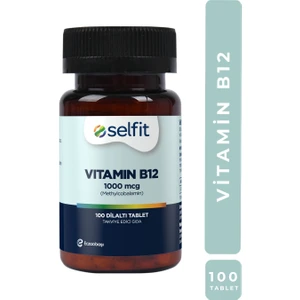 Vitamin B12 1000 mcg 100 Dilaltı Tablet - B12 Vitamini