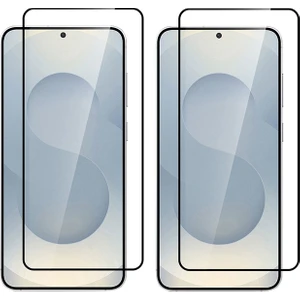 Samsung Galaxy S25 Plus Uyumlu 0.2mm Ultra Thin Parmak İzi Okumalı Temperli Cam Ekran Koruyucu 2 Adet