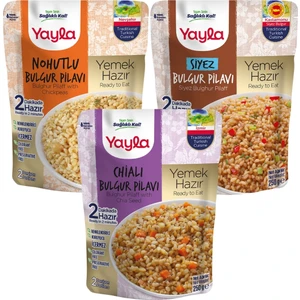 Yemek Hazır Bulgur Pilavı 3'lü Karma Paket-3