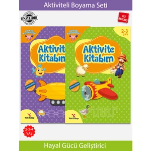 2-4 Yaş Aktivite Kitabım Evde Etkinlik Seti - Feyyaz Ulaş