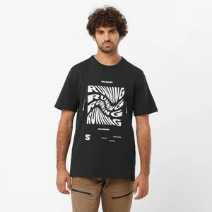 Running Graphic Erkek Siyah Koşu Tişört