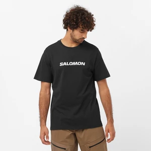 SALOMON SAL LOGO PERF SS TEE M LC2245400 ERKEK SİYAH Tişört