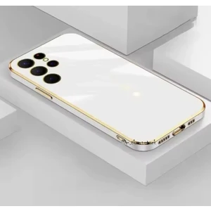 M.tk moveteck Xiaomi Redmi 14C Kılıf Kamera Korumalı Parlak Gold Altın Işlemeli Kenarlı Yumuşak Silikon Kapak