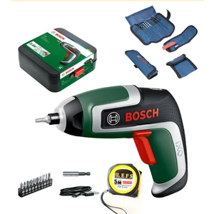 Ixo 7 Akülü Mini Vidalama 3.6 V Şarjlı Tornavida ,bosch 23 Parça Delme-Vidalama Seti ve Metre