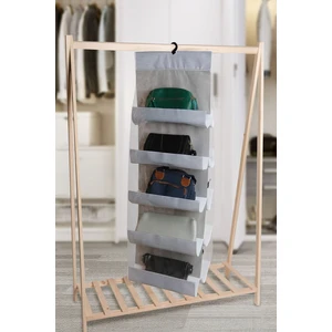 10 Cepli Dolap Içi Çanta Ayakkabı Düzenleyici (Çizgili)