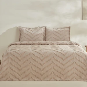 Karaca Home Arlina Geo Tek Kişilik Yatak Örtüsü Takımı Taş