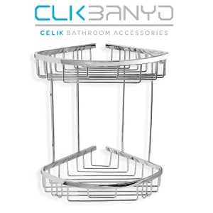 Çelik Banyo Zerrın İkili Oval Süngerlik 18*18
