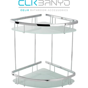 Çelik Banyo Karmına Camlı Oval Süngerlik İkili 22*22