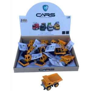 Minik Iş Makineleri 8 Cm; Kepçe, Kamyon, Silindir, Forklift