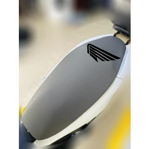 Honda Adv 350 Gri Kumaş Motosiklet Sele Kılıfı Logolu Penye Sele Koltuk Kılıfı-X