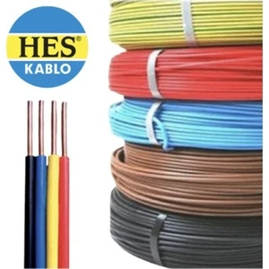 H07V-U (Nya) Kablo 2,5mm2 Sarı-Yeşil H07V-U 10 Metre