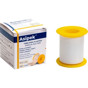 Tıbbi Ipek Flaster 5 cm x 5 mt - 100 Adet