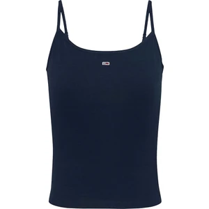 Tommy jeans Kadın Lacivert Essential Askılı Crop Üst