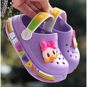 Çocuk Sandalet Kaydırmaz Taban Lüx Çocuk Sandalet Terlik Deniz Havuz Anaokulu Kreş Sandaleti