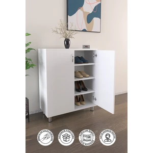 4 Raflı Ayakkabı Dolabı Antre Hol Çok Amaçlı Ayakkabılık