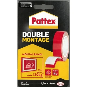 2928444  Çift Taraflı Şeffaf Bant 12MMX1.5MT