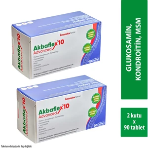 Imuneks Farma Akbaflex10 Advanced 90 Tablet x 2 Adet