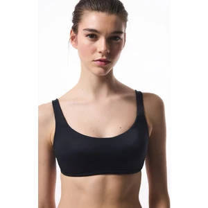 Siyah Bra Sabit Kaplı Bikini Üstü
