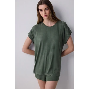 Chloe Green Şortlu Yeşil Pijama Takımı