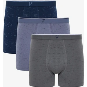DSA Melange 3lü Çok Renkli Boxer