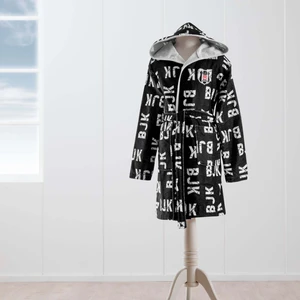 Lisanslı Beşiktaş 1903 10-12 Yaş Çocuk Baskılı Bornoz