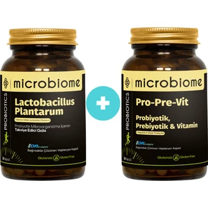 Lactobacillus Plantarum 30 Kapsül + Probiyotik Complex Probiyotik Prebiyotik ve Vitamin 30 Kapsül