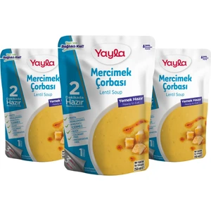 Yemek Hazır Mercimek Çorbası 250 gr x3