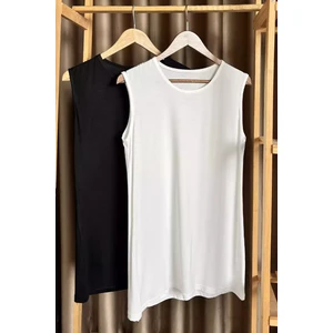 Bisiklet Yaka Sıfır Kol Içlik Tunik P-00015352