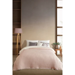 Rubby Müslin Pike Tek Kişilik (160 x 220  cm ) Pembe