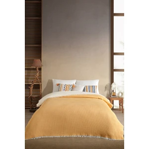 Rubby Müslin Pike Çift Kişilik (210 x 230  cm ) Sarı