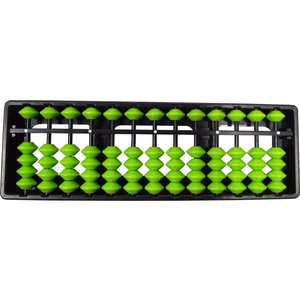 Iq Aritmetik 13 Basamaklı Soroban Öğrenci Mental Aritmetik Abaküsü - Yeşil