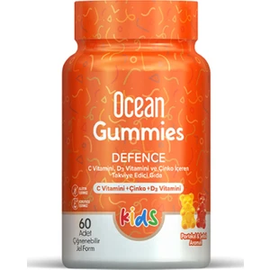 Ocean Gummies Defence Kids 60 Adet Çiğnenebilir Jel Form