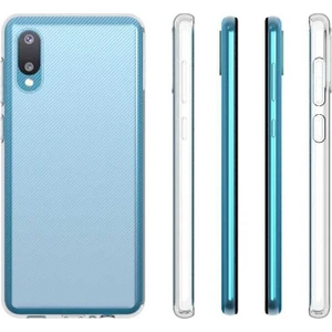 Samsung Galaxy A02 Uyumlu Kılıf  Şeffaf Soft Silikon Kılıf Şeffaf