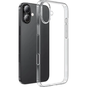 Apple iPhone 16 Plus Uyumlu Kılıf  Şeffaf Soft Silikon Kılıf Şeffaf